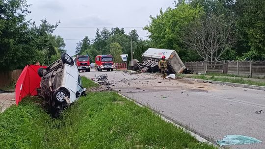 Tragiczny wypadek koło Nowego Miasta nad Pilicą
