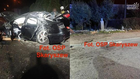 Tragiczny wypadek. Nie żyje 15-latek, trzy osoby w szpitalu 