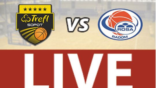 Trefl Sopot - ROSA Radom  85:82 (zapis relacji)