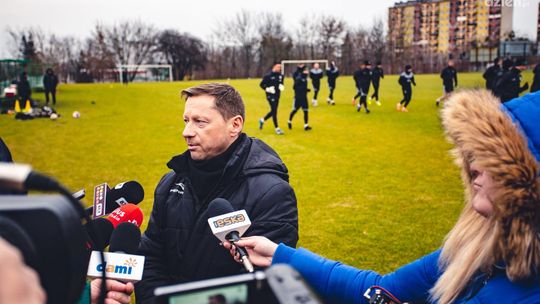 Trener Dariusz Banasik podsumował sparing z Zagłębiem Sosnowiec
