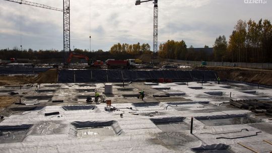 Trwa budowa nowej siedziby Polskiej Sieci Elektroenergetycznej w Radomiu 