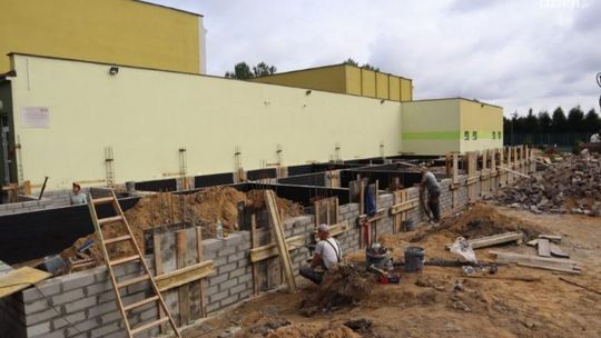 Trwa budowa przedszkola w Mazowszanach
