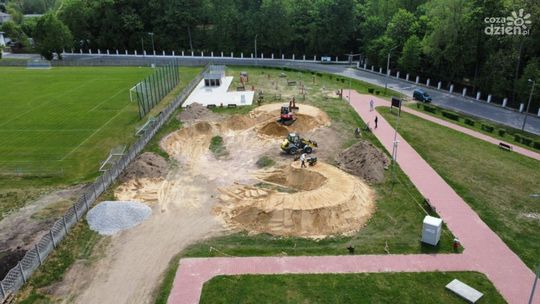 Trwa budowa toru pumptrack w Orońsku
