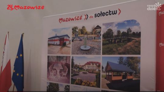 Trwa podpisywanie umów w ramach programu „Mazowsze dla sołectw”