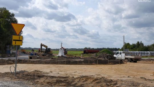 Trwa przebudowa drogi Radom - Gębarzów - Polany
