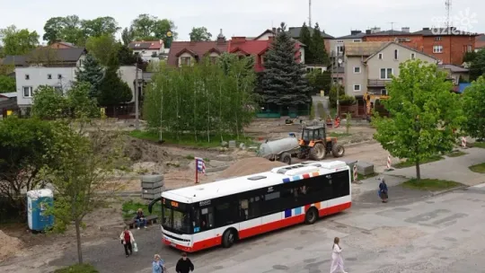 Trwa przebudowa pętli autobusowych na Pruszakowie i Zamłyniu Trwa przebudowa pętli autobusowych na Pruszakowie i Zamłyniu
