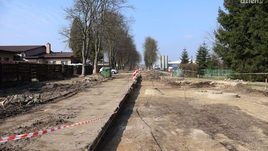Trwa przebudowa ul. Sportowej w Zwoleniu 