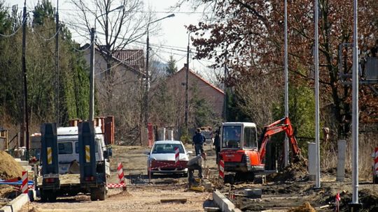 Trwa przebudowa ulic Małcużyńskiego i Kierzkowskiej