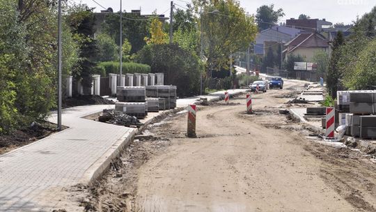 Trwa przebudowa ulicy Witkacego