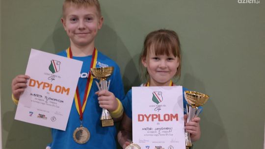 Trzy medale młodych tenisistów