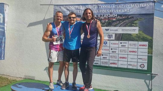 Trzy medale radomskich lekkoatletów-mastersów podczas mistrzostw Polski