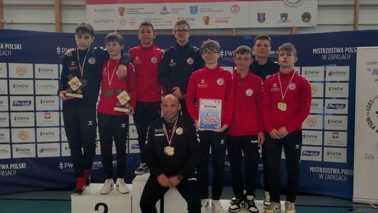 Trzy medale zapaśników Olimpijczyka Radom podczas mistrzostw Polski U15