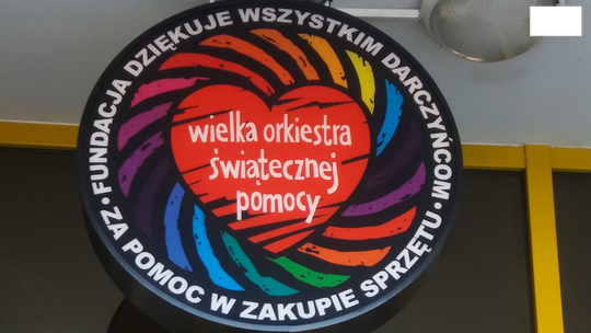 Tu pomaga WOŚP. Plafon i nowy sprzęt