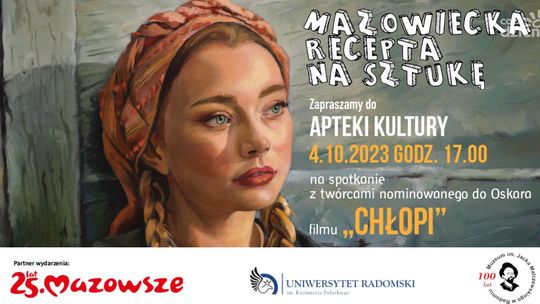 Twórcy "Chłopów" w środę w Radomiu. Przed nami kolejna Mazowiecka Recepta na Sztukę