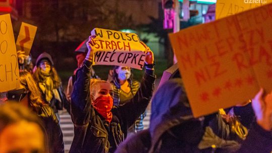 Ubliżał wracającym z protestu