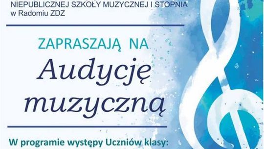 Uczniowie zapraszają na „Audycję Muzyczną”