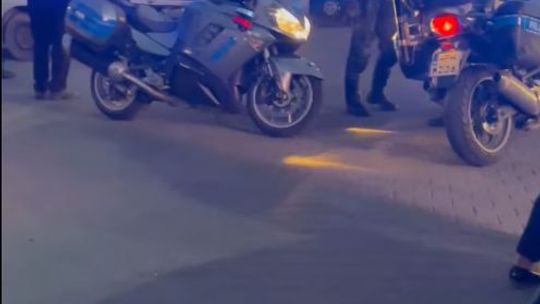 Ul. Klwatecka. Zderzenie czterech aut