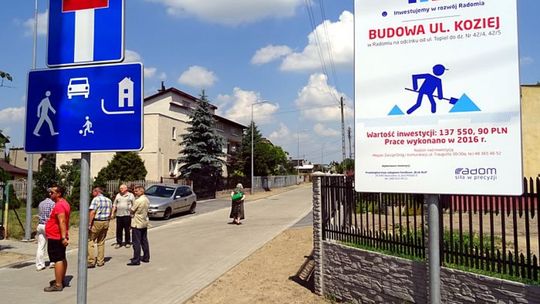 ul. Kozia zyskała nową nawierzchnię