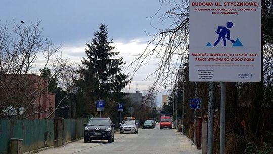 Ul. Styczniowa gotowa w grudniu