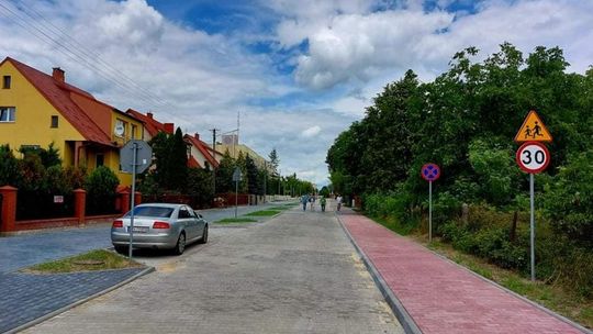 Ul. Targowa w Pionkach już po przebudowie
