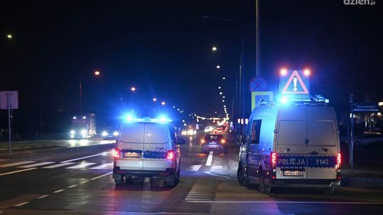 Ul. Warszawska. Potrącenie dwóch mężczyzn