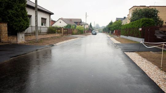 Ulica Gęsia z nową nawierzchnią Ulica Gęsia z nową nawierzchnią