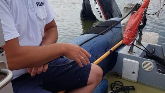 Uratowali cztery osoby na zalewie w Domaniowie