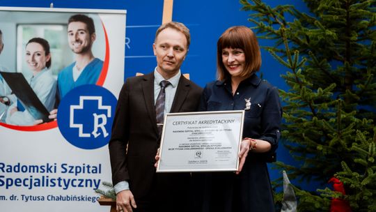 Uroczyste wręczenie certyfikatu akredytacyjnego RSS