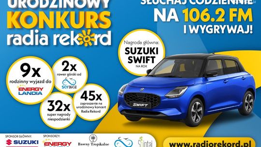 Urodzinowy Konkurs Radia Rekord. Do wygrania samochód! [FORMULARZ ZGŁOSZENIOWY]