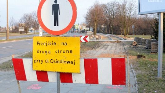 Ustronie. Remont chodnika i przebudowa świateł