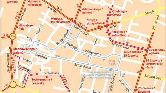 Utrudnienia i objazdy podczas Biegi Kazików