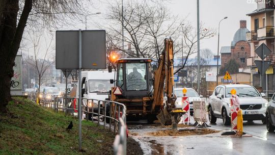 Utrudnienia na ul. Limanowskiego. Kiedy się zakończą?