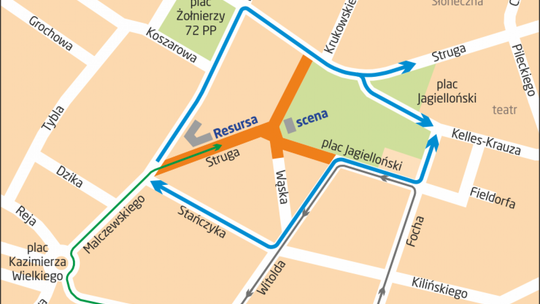 Utrudnienia w ruchu podczas Uliczki Tradycji