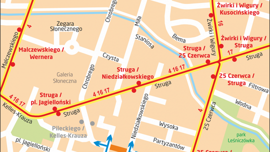 Uwaga będzie objazd w centrum Radomia