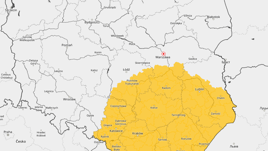 Uwaga! Mogą wystąpić burze z gradem