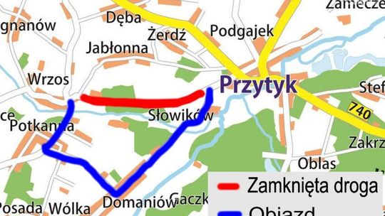 Uwaga! Utrudnienia w ruchu