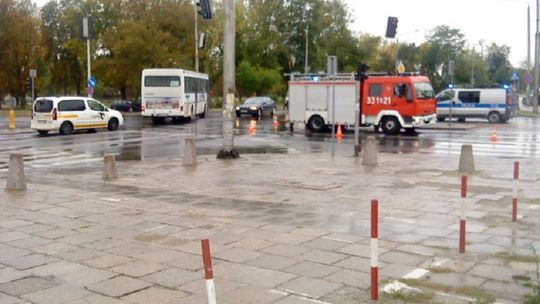 Uwaga, wypadek! Korki na Wernera i Szarych Szeregów!