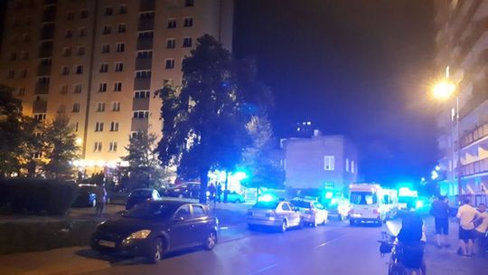 Uwięzieni w bloku. Pożar w centrum Radomia