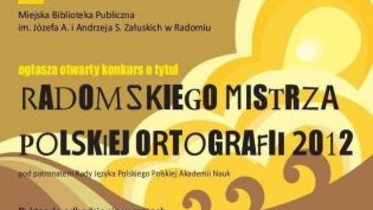 VII Dyktando radomskie - zgłoś się!