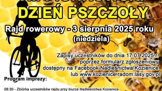 VIII Pionkowski Dzień Pszczoły – rajd rowerowy przez Puszczę Kozienicką