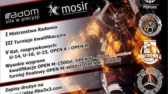 W sierpniu odbędą się mistrzostwa Radomia w koszykówce 3x3