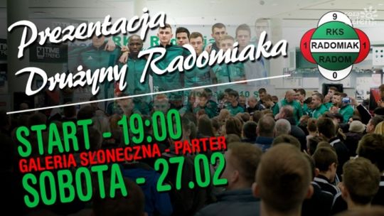 W sobotę prezentacja Radomiaka