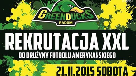 W sobotę rekrutacja XXL Green Ducks