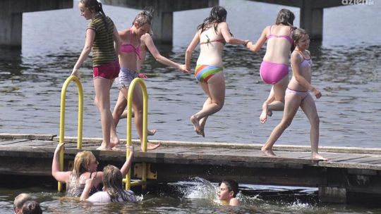 W zalewie na Borkach można pływać!