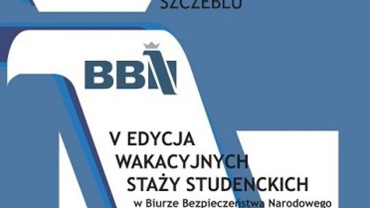 Wakacyjny staż w BBN