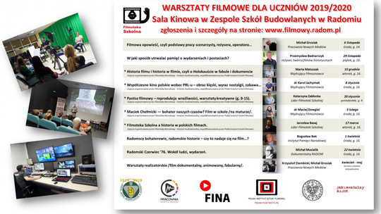 Warsztaty filmowe dla młodzieży