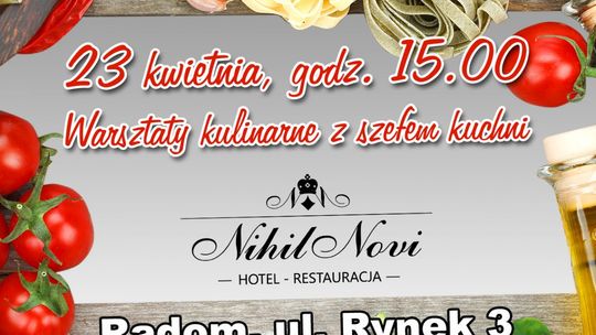 Warsztaty kulinarne w Nihil Novi