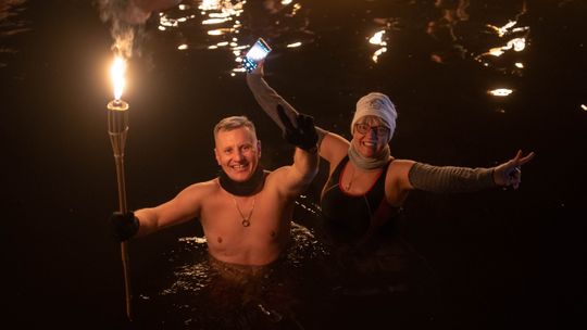 Morsowanie z pochodniami na Borkach