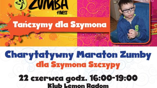 Weź udział w maratonie zumby i pomóż choremu Szymonowi!