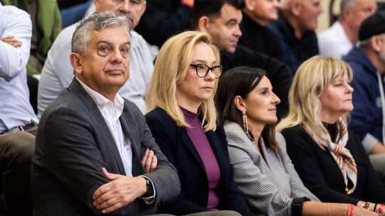 Wiceministra sportu na meczu HydroTrucku Radom. Gospodarze przegrali z Lublinianką